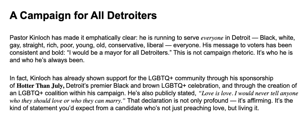 PolarBarrett's tweet image. Hodari Brown sent a long response to our recent reporting about Rev. Kinloch's stance on LGBTQ marriage. Here's the argument for Kinloch's church leadership being an asset, something I've heard voters question.