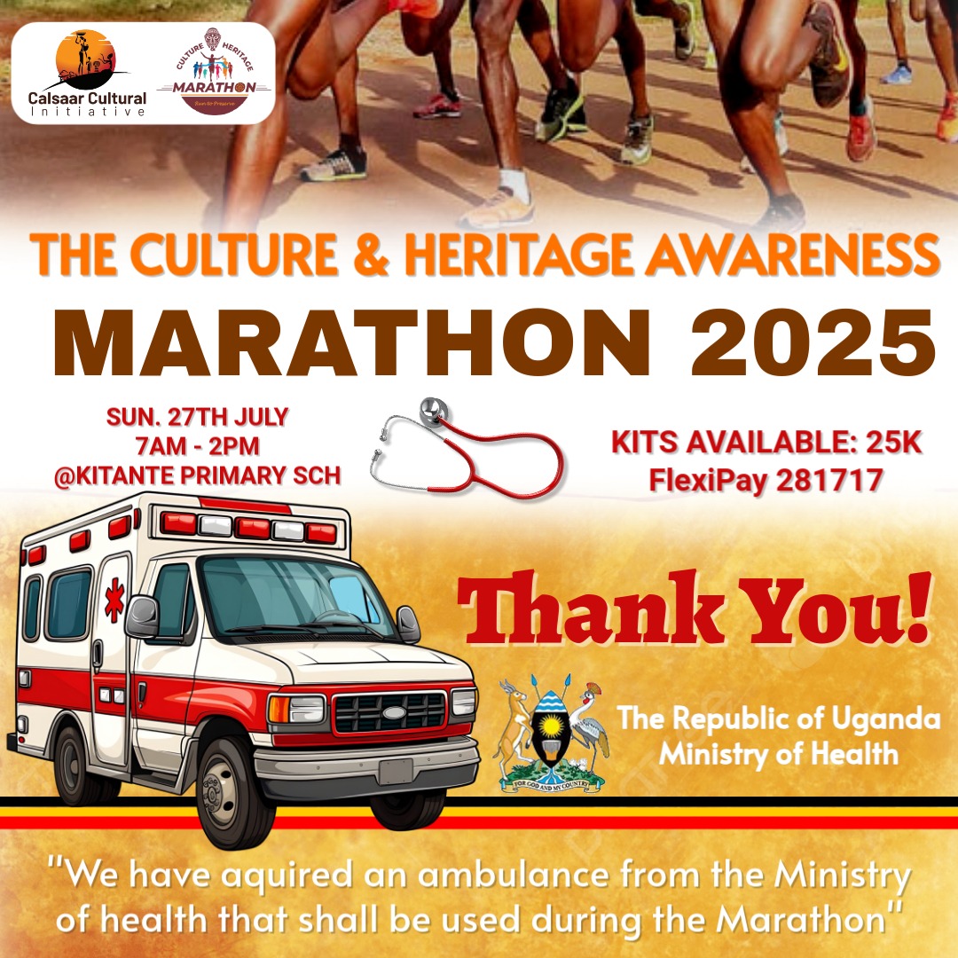 TopNotchMedia_1's tweet image. 5 Days | Cultural Marathon | CULTURAL TOURISM
Apostle Grace Lubega
We’re counting down 2 the biggest heritage run of the year
#CalsaarCulturalMarathonRun2025.
Why should youth participate?
"Celebrate your roots, show cultural pride, and stay fit."
#RunForCulture #TAANOTAANO