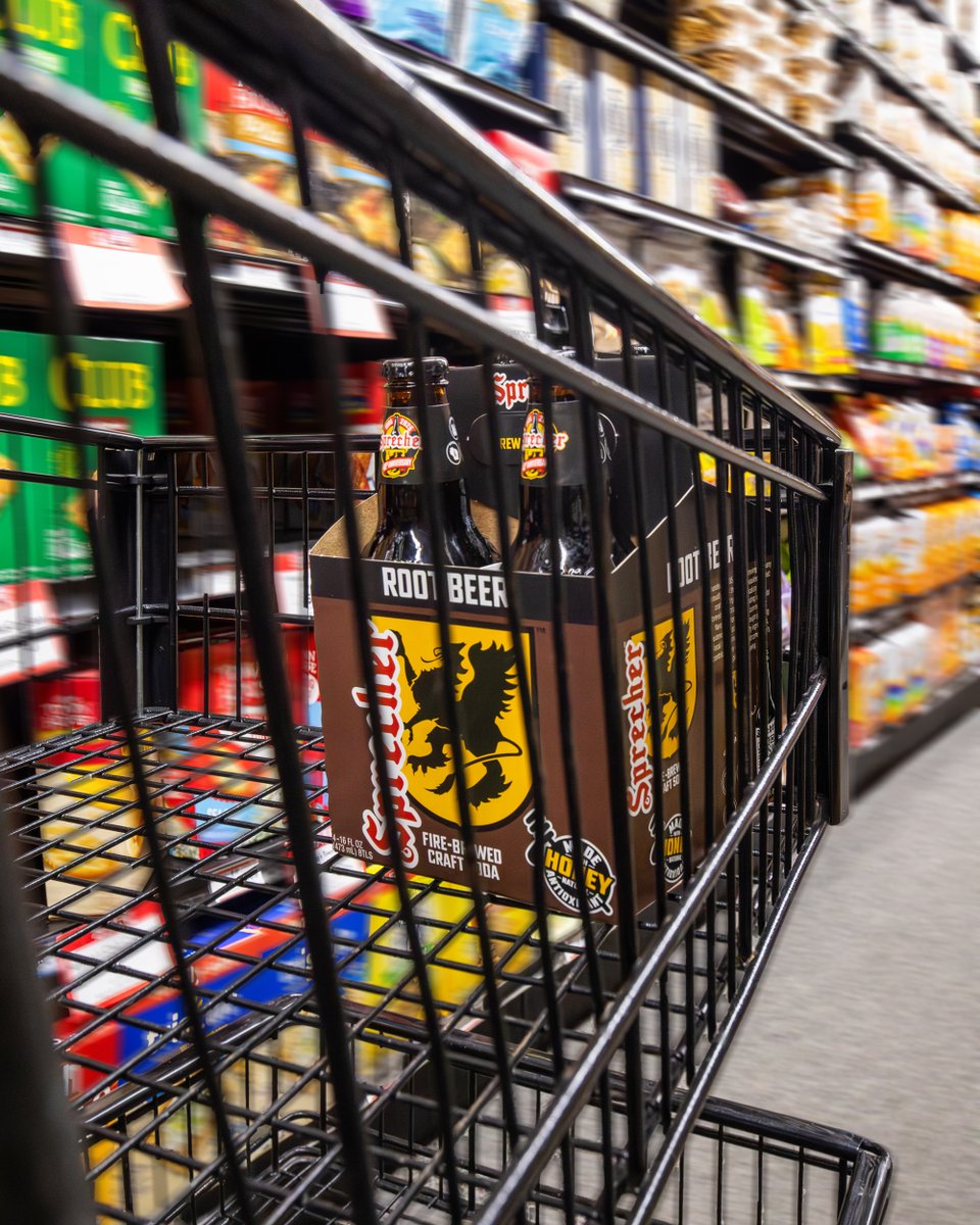 The perfect addition to your grocery cart 🛒✨ Snap a pic with Sprecher in your haul and tag us for a chance to be featured!