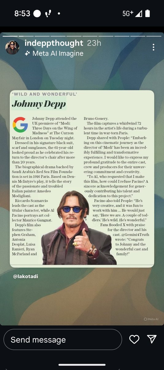 jrcdaisy's tweet image. Favorite recent Johnny pics!