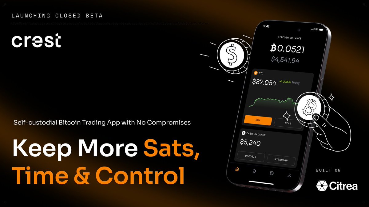 _Artrenarts_'s tweet image. I actually love @crest_btc if this is the feature I am thinking of
We can purchase $cBTC easily on it
Does that mean more tokens i.e $SOL or $ETH will be live?
Selling $SOL and easily buying $cBTC with it to utilize on Mainnet.
That would solve most problems for retails tbh.
To…