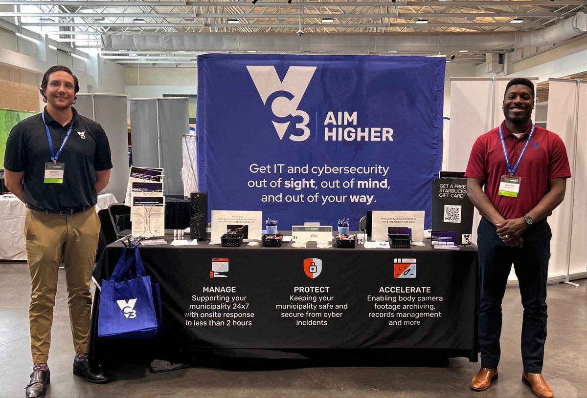 📆 It's an event filled week for VC3! 

💰 NCGFOA  Summer Conference
🏙️ <a href="/MIMunicipalExec/">MME</a>
🚀American Small Business Contracting Summit
🚧 <a href="/CarolinasAGC/">Carolinas AGC</a> Summit and Expo
🚔 North Carolina Sheriffs' Association Annual Business Conference

#conference #giveaway