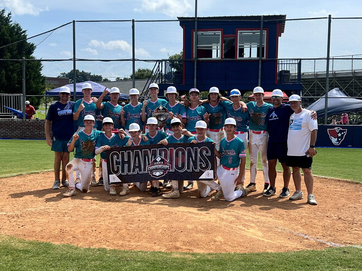ZTProspectsNC's tweet photo. ZT Prospects Carolina 2028 captured the title at the PBR North Carolina Summer Championship with a perfect 5-0 record, outscoring their opponents 49-10. They executed at a high level in all phases of the game. Offensively, the team hit .374 for the weekend, tallying (40) hits, (8) doubles, (1) triple, and (39) RBI. On the mound, the pitching staff dominated with a (1.96) ERA, (25) strikeouts, only (14) hits allowed, and (9) innings worked on (13) pitches or fewer. Defensively, the team stayed engaged throughout, as the pitching staff generated plenty of action with an average of just 3.8 pitches per at-bat, committing only (3) errors on (107) total chances. @CoachGlenn2018 @PaulZehr3 @will_carterIII @ZTBProspects @ZT_BaseballClub @PrepBaseballNC @pbtscouting
