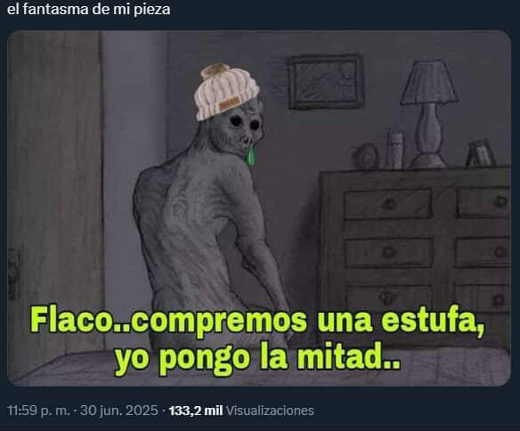 Todos de joda y re cagados a palo.
Yo: