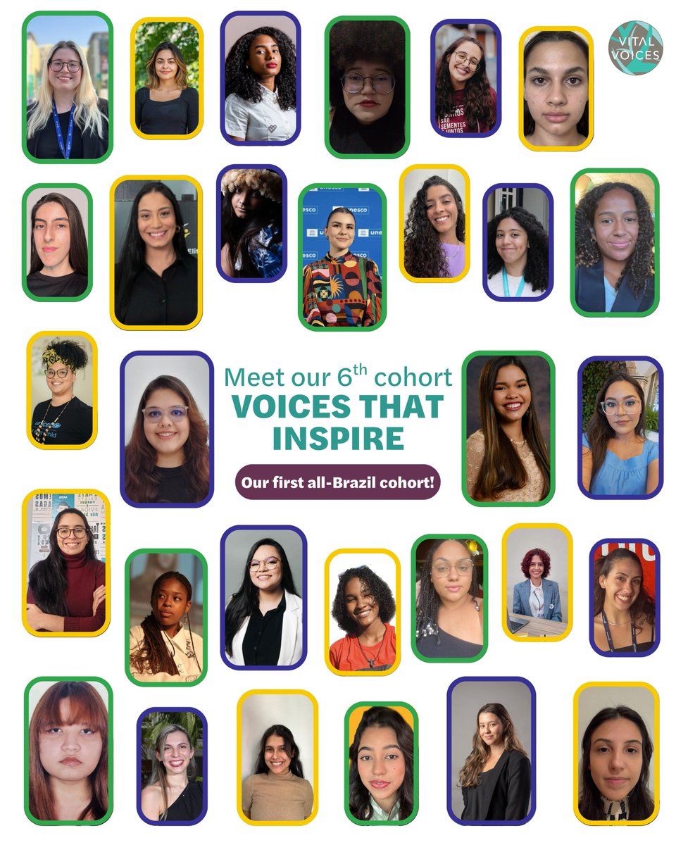 VitalVoices's tweet image. We are excited to kick-off cohort 6 of the #VoicesThatInspire program by welcoming 30 young leaders from Brazil! Throughout the next 7 weeks, participants will receive leadership training, partake in mentorship with @ProcterGamble execs, & connect with Vital Voices network women.