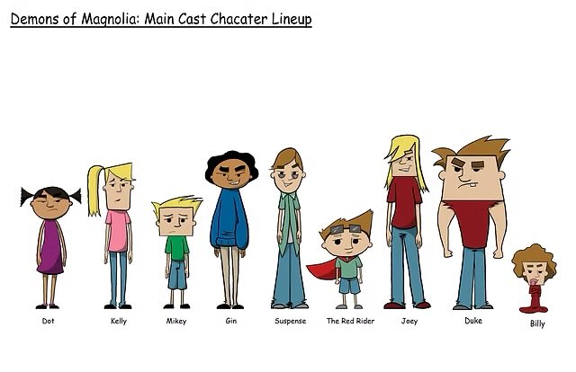 MagnoliaDemons's tweet image. We’re getting the band back together?
The core gang has been around for a long time and use to look a bit different. Much of the initial stories centered around these 9 characters and their antics.
#DemonsofMagnolia