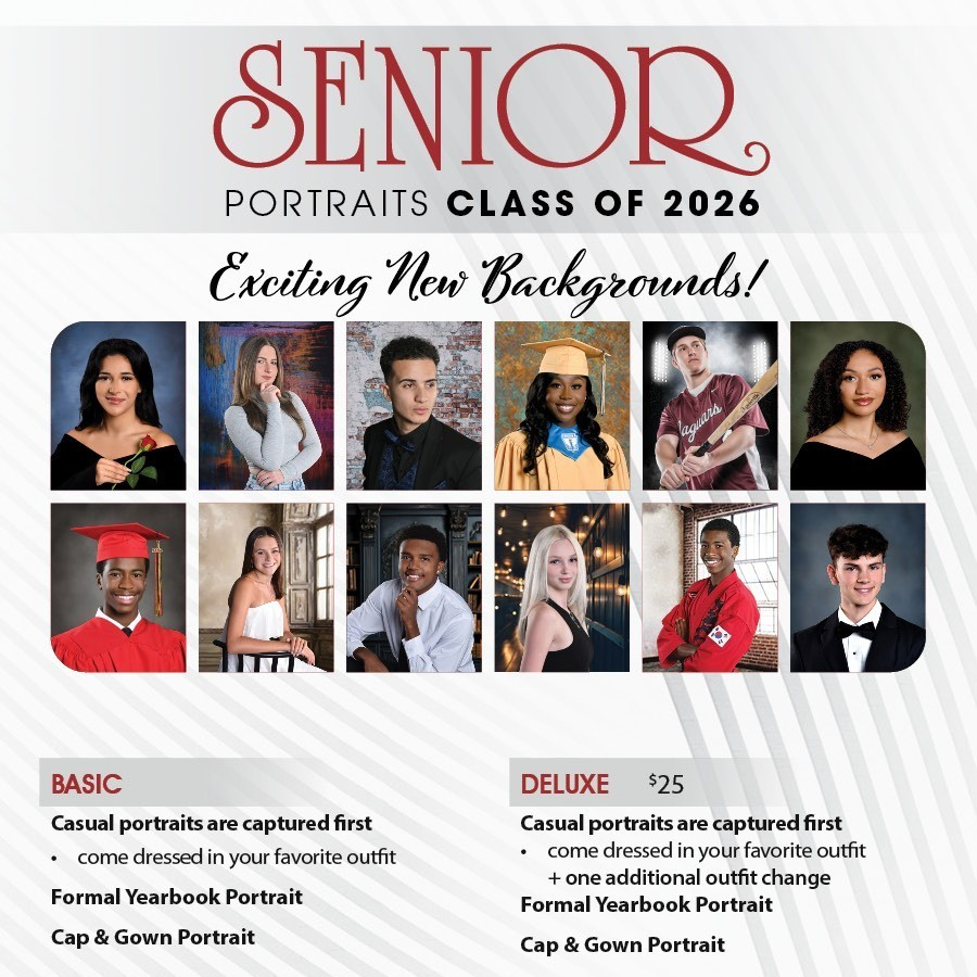 Class of 2026--it's time to schedule your Senior Portrait! More information can be found in the attachment. drive.google.com/file/d/1ZbdMEu…