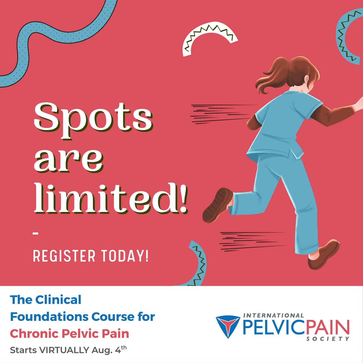 PelvicPainOrg's tweet image. Time is running out to register for the Foundations Course!
If you haven't already secured your spot, don't wait! Join us as we grow your skills and confidence in assessing your patients' most complex symptoms, taking your CPP care to new heights.
Sign up: pelvicpain.org/meetings/meeti…