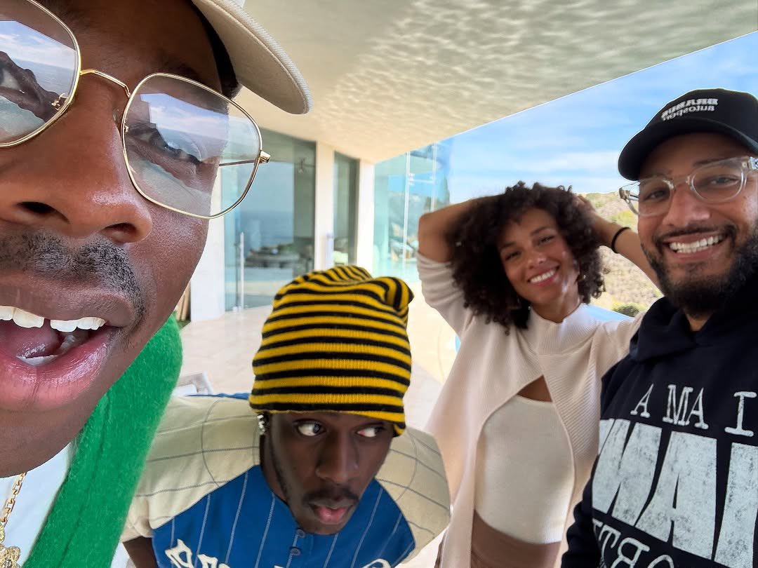 wydhuey's tweet image. Tyler, The Creator, Lil Yachty, Alicia Keys & Swizz Beatz (2025)