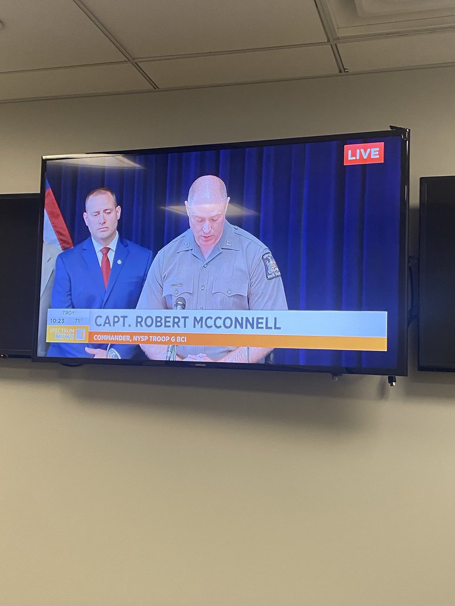 MarisaJacquesTV's tweet image. NYS Police updating us on the death of 9-year-old Melina Frattolin. Her father 45-year-old Luciano Frattolin is charged with second degree murder and concealment of a corpse. @SpecNews1Albany