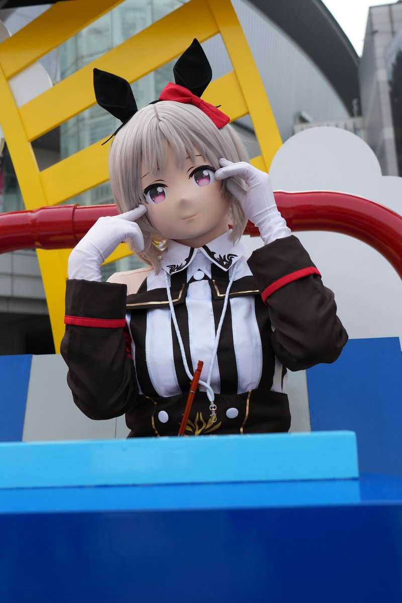 今日はなにをしよっか。
お兄ちゃんの考え、聞かせて？

Photo：<a href="/ferris016007/">多綠丶</a> 
Mask：<a href="/WithRabbitMI/">魔形兔与原创设计</a> 
Curren：<a href="/nainai_tr433/">奈</a>

#カレンチャン 
#ウマ娘 #umamusume
#着ぐるみ