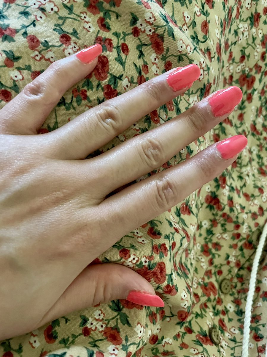 On my period cycle and painted my nails to feel better. 

What is your favorite thing to do when you’re on your menstrual cycle?