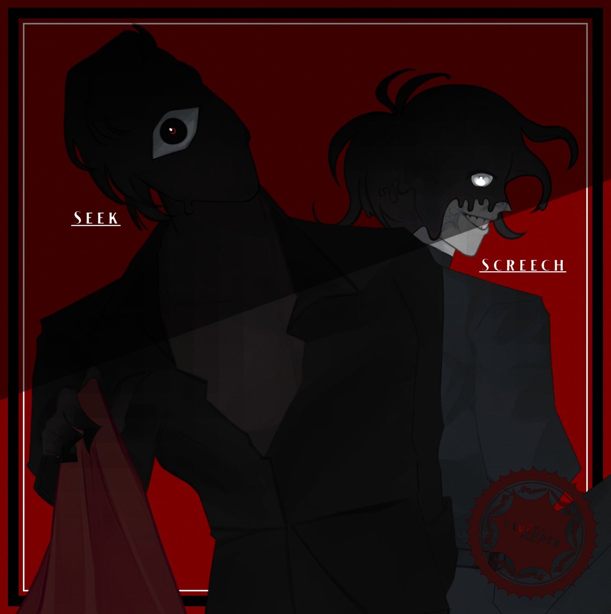 swirls_lavender's tweet image. 👁 Father and Son Duo (I miss them) #Doors #robloxart