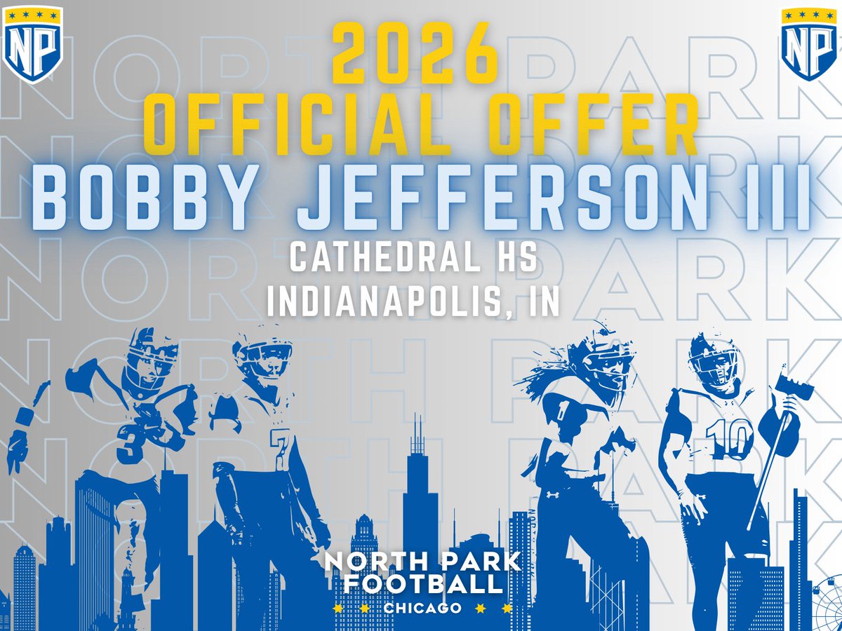 RealTreyJeff's tweet image. Blessed to receive an offer from
@NPUFootball
thank you @CoachRook and @CoachDeLuca70
@CathedralFBall @Coachpeebs @JaredThomas_33 @irishpanzer @CoachBender11 @prentice_fb @wesmc34 @CoachStapf