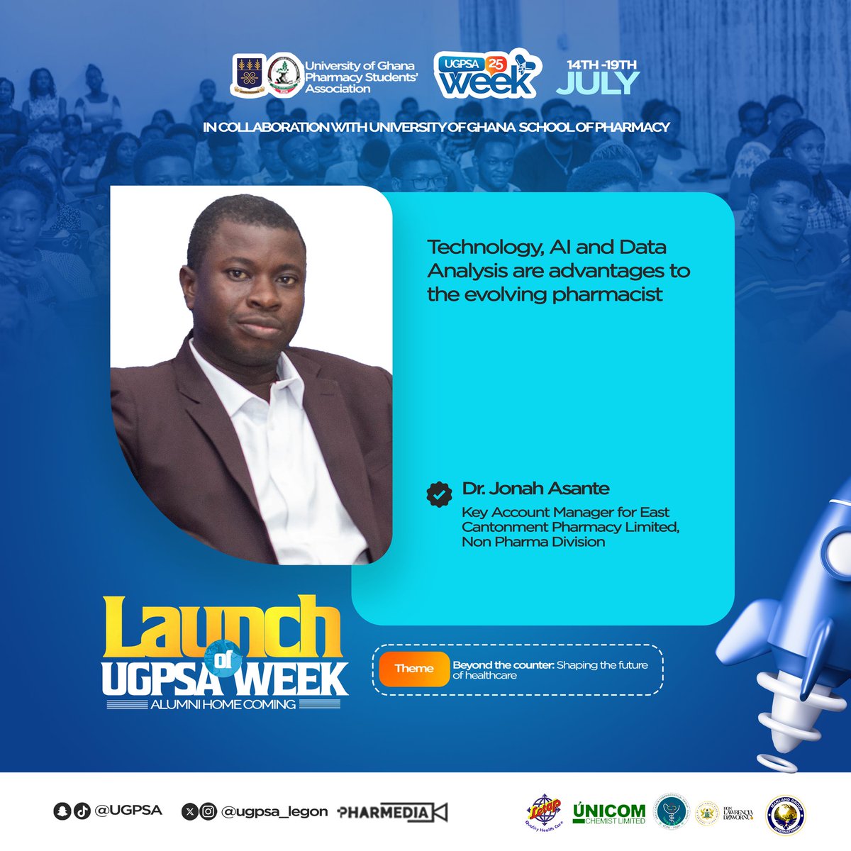 UGPSAlegon's tweet image. Excerpts live from the the alumni homecoming launch🚀🔥

#UGPSAWEEK #AlumniHomecoming
#ugpsalegon

📸 Powered by Pharmedia