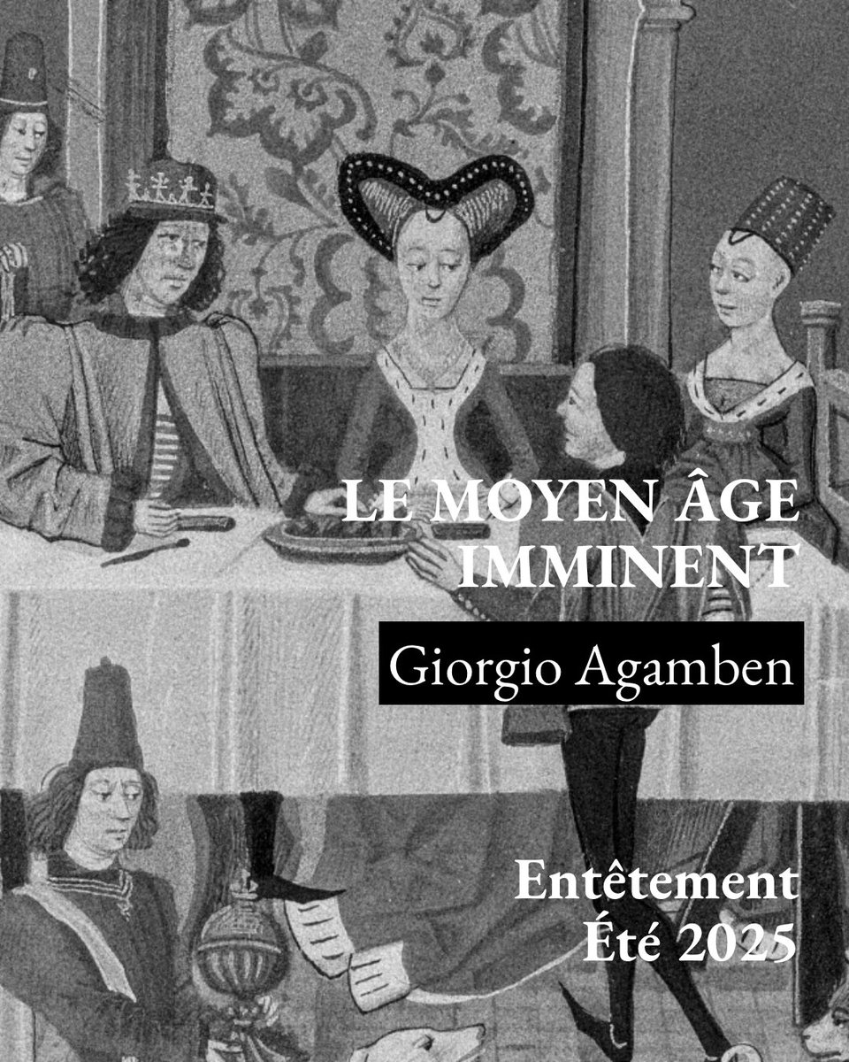 entetementrevue's tweet image. *** Le Moyen Âge imminent ***
Giorgio Agamben
"la dégradation des systèmes dans lesquels nous vivons peut être envisagée sans qu’elle prenne nécessairement la forme d’une catastrophe."
entetement.com/le-moyen-age-i…