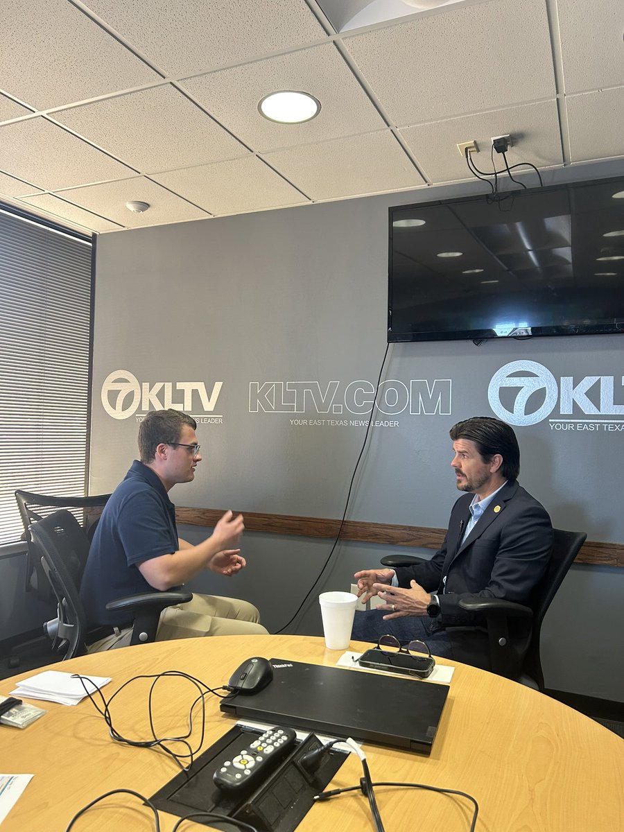 ColeHefnerTX's tweet image. Special Session starts today—and our top priority is making sure the devastation from the Hill Country floods never happens again.
I sat down with KLTV to talk about the work ahead, including the critical role of the Select Committee on Disaster Preparedness and Flooding. The…