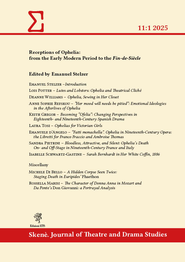 Issue 11.1 is out! A special issue on the receptions of Ophelia edited by <a href="/StelzerEmanuel/">Emanuel Stelzer</a> + our miscellany section and special section, which inaugurates also a new peer-reviewed format, "Critical Notes". Enjoy! skenejournal.skeneproject.it/index.php/JTDS…