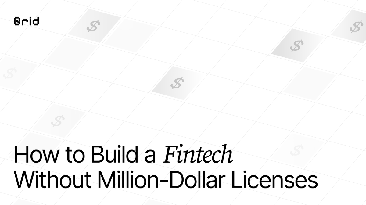 How to build a fintech without spending millions on licenses?

Until now, building a fintech required slow and expensive licenses. Smart accounts unlock a completely new way of building financial applications at a fraction of the cost.

Here’s how they work ↓
