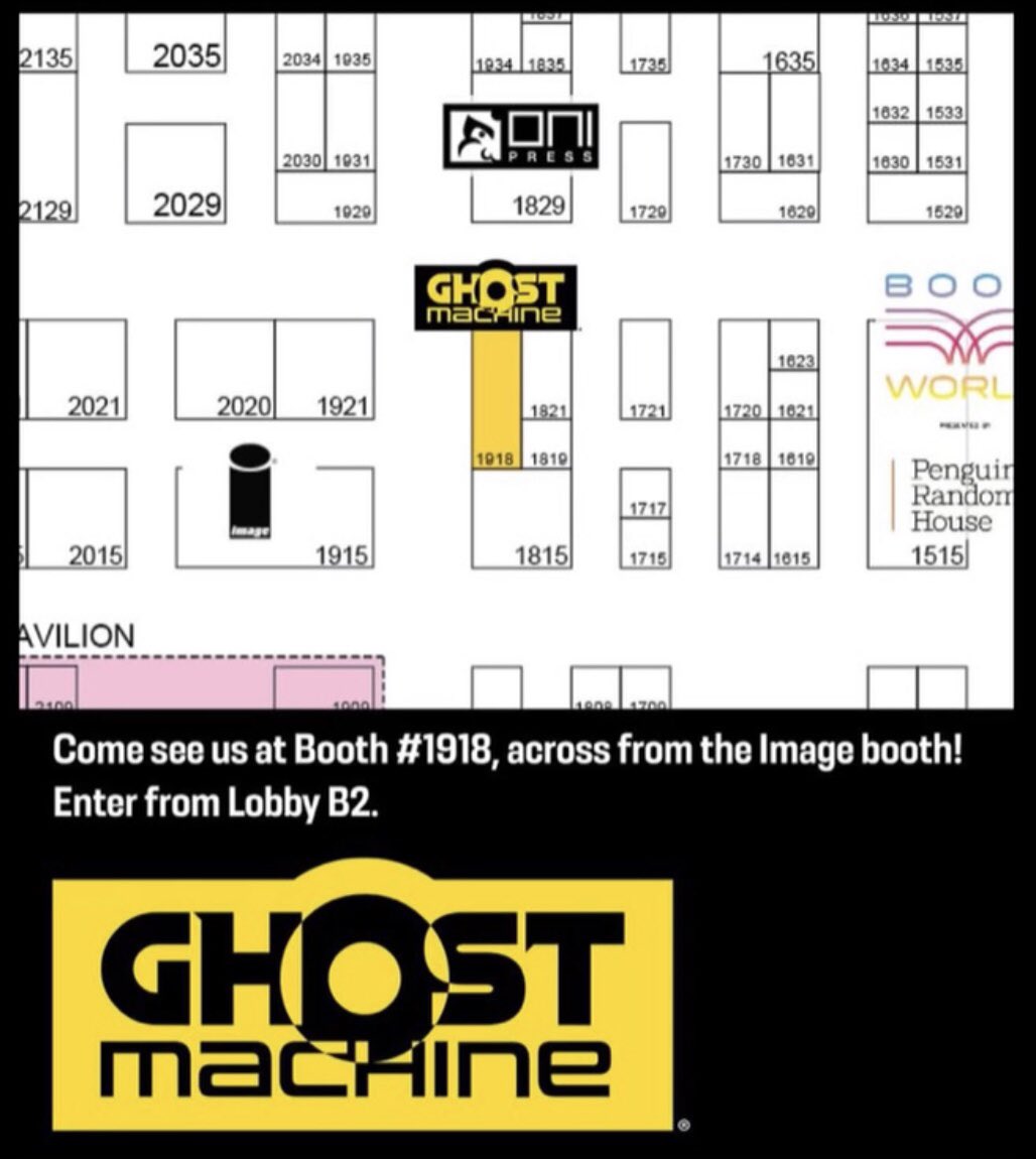DannyMiki_'s tweet image. Don’t forget
How it all started
@Comic_Con
@comiccon
So stop by the @GhostMachinePro
Booth 1918 on #HYDEst across from the @ImageComics booth
And say hello!
✒️👻⚙️🖌️