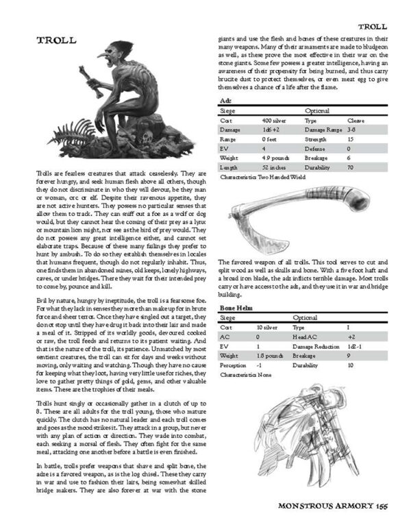 trolllordgames's tweet photo. Monstrous armory - weapons for the unkind (and a few kind)
https://t.co/QXFfweoz4X
#ttrpg #castlesandcrusades #dungeonsanddragons #criticalroll https://t.co/tW5uaZWkjr