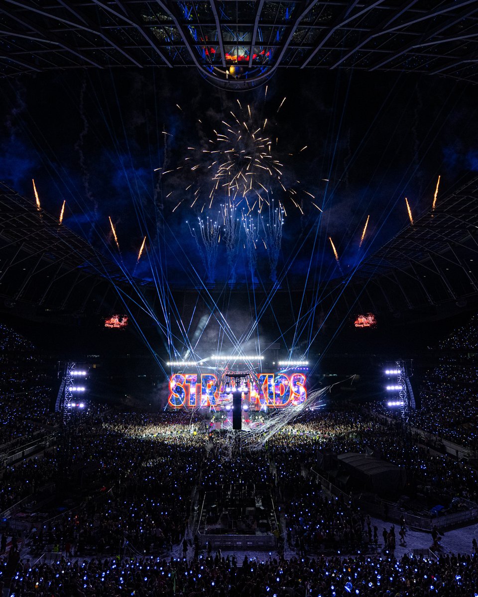SpursStadium's tweet image. Stray Kids at Tottenham Hotspur Stadium 🤩