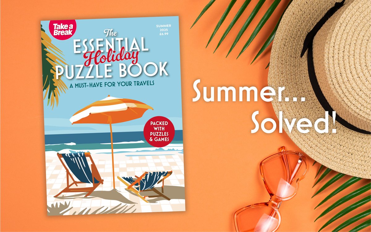Ready for take-off? 📷
Say hello to your perfect travel buddy - 📷The Essential Holiday Puzzle Book 2025! 📷
It’s packed with crosswords, wordsearches, brain teasers and more to keep the good vibes going all summer long. 📷📷

Grab yours now: bit.ly/4n7M8lX