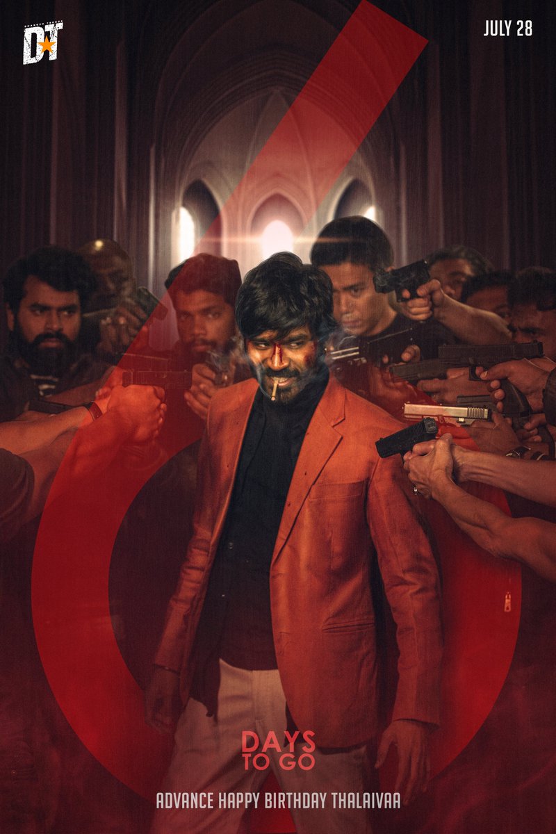 Dhanush Trends ™ (@dhanush_trends) on Twitter photo #D42 - 6 days away from <a href="/dhanushkraja/">Dhanush</a>'s Birthday 🔥
#IdlyKadai #D42 - 6 days away from <a href="/dhanushkraja/">Dhanush</a>'s Birthday 🔥
#IdlyKadai