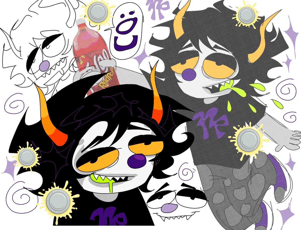 boiledcaprisun's tweet image. "cang you draw gamzee bro.."
Sorry I Never draw gamzee because I cant be bothered to care about him