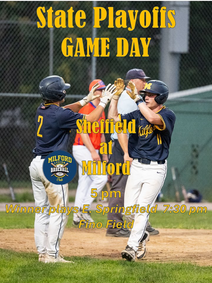Milford (MA) Legion Baseball tweet media