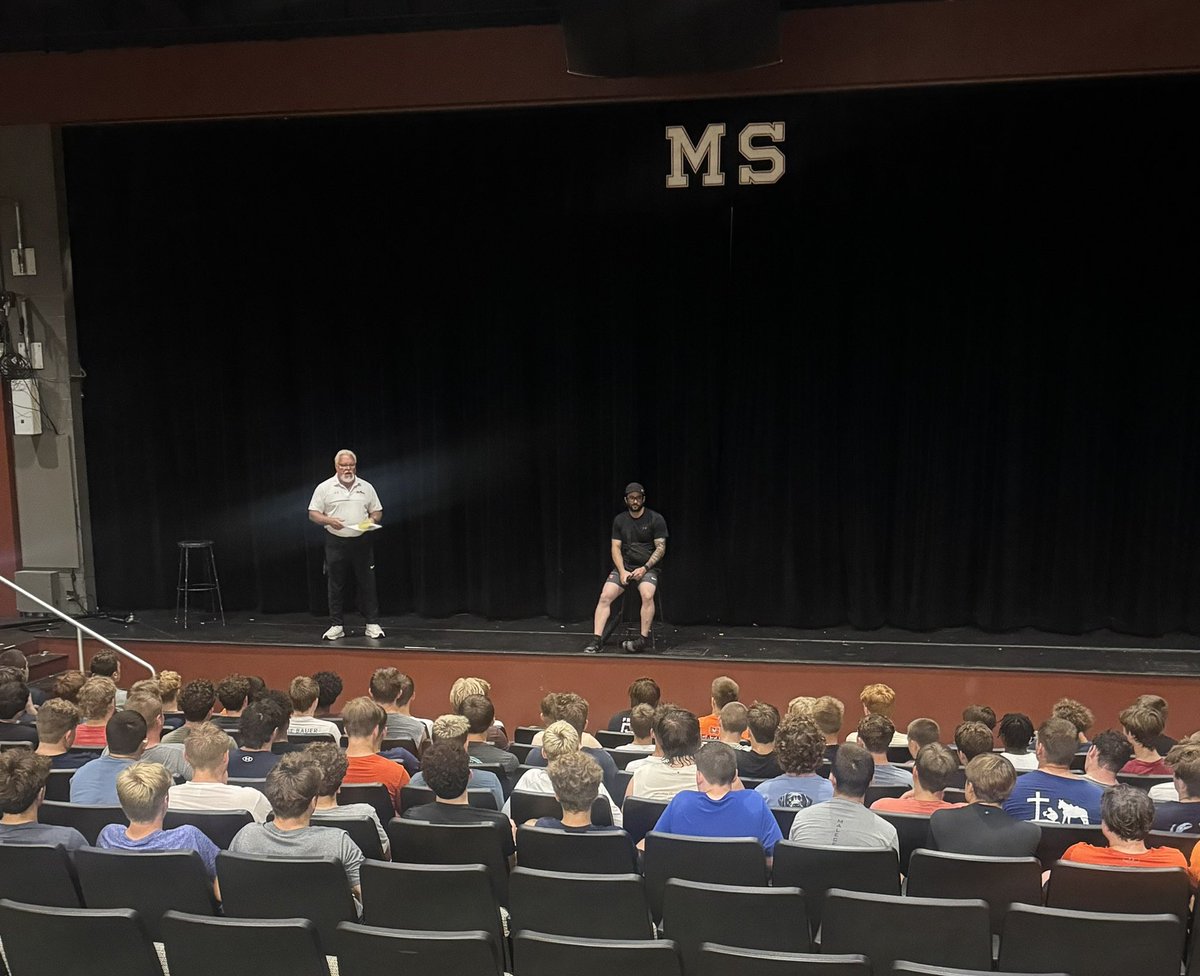 M-S Bulldog Football (@msbulldogftbl) on Twitter photo Thank you to Jake Cohen and our <a href="/bdgridironclub/">Bulldog Gridiron Club</a> for providing our players with some great information this morning.
GO BULLDOGS!!!
#FamilyStrong Thank you to Jake Cohen and our <a href="/bdgridironclub/">Bulldog Gridiron Club</a> for providing our players with some great information this morning.
GO BULLDOGS!!!
#FamilyStrong