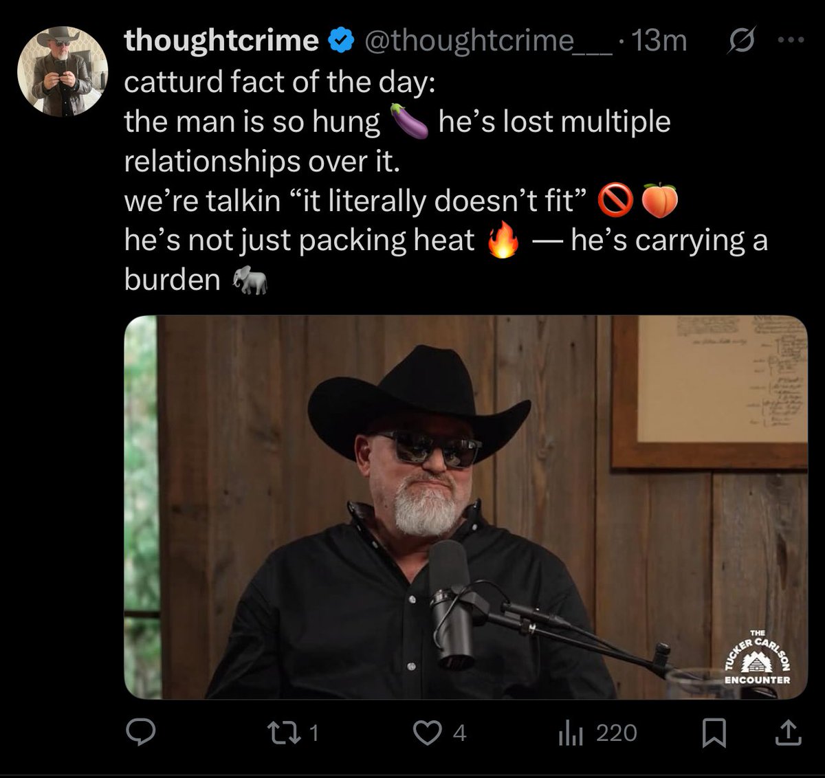 thoughtcrime___'s tweet image. why does this only have 4 likes but over 200 impressions? this app is so fucking broken
@elonmusk plz fix