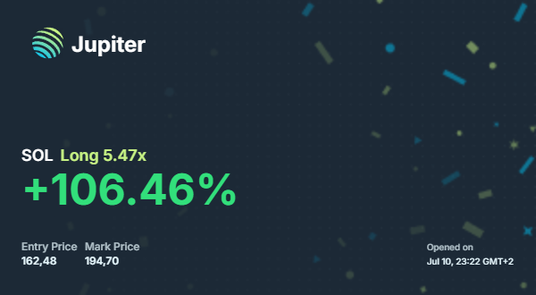 Eating good on JP <a href="/JupiterExchange/">Jupiter</a>