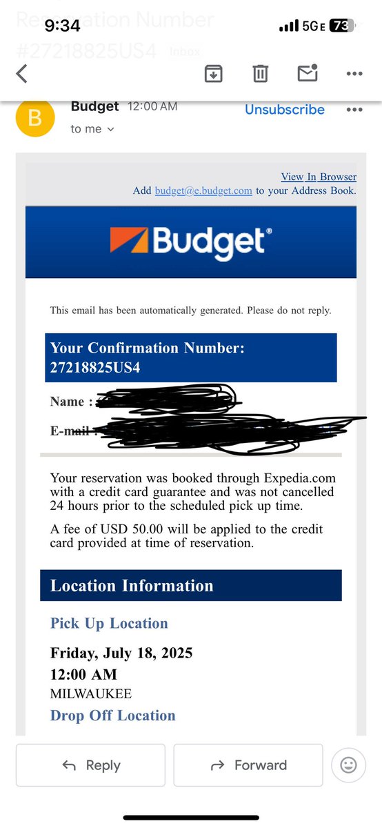 manikir88712791's tweet image. Poor customer service @Budget They cancelled my reservation at last moment as they don’t have a car to give me and they car charged me saying that I didn’t showed up
#budgetcar #badexperience #poorcustomerservice #neverrentcarwithbudget