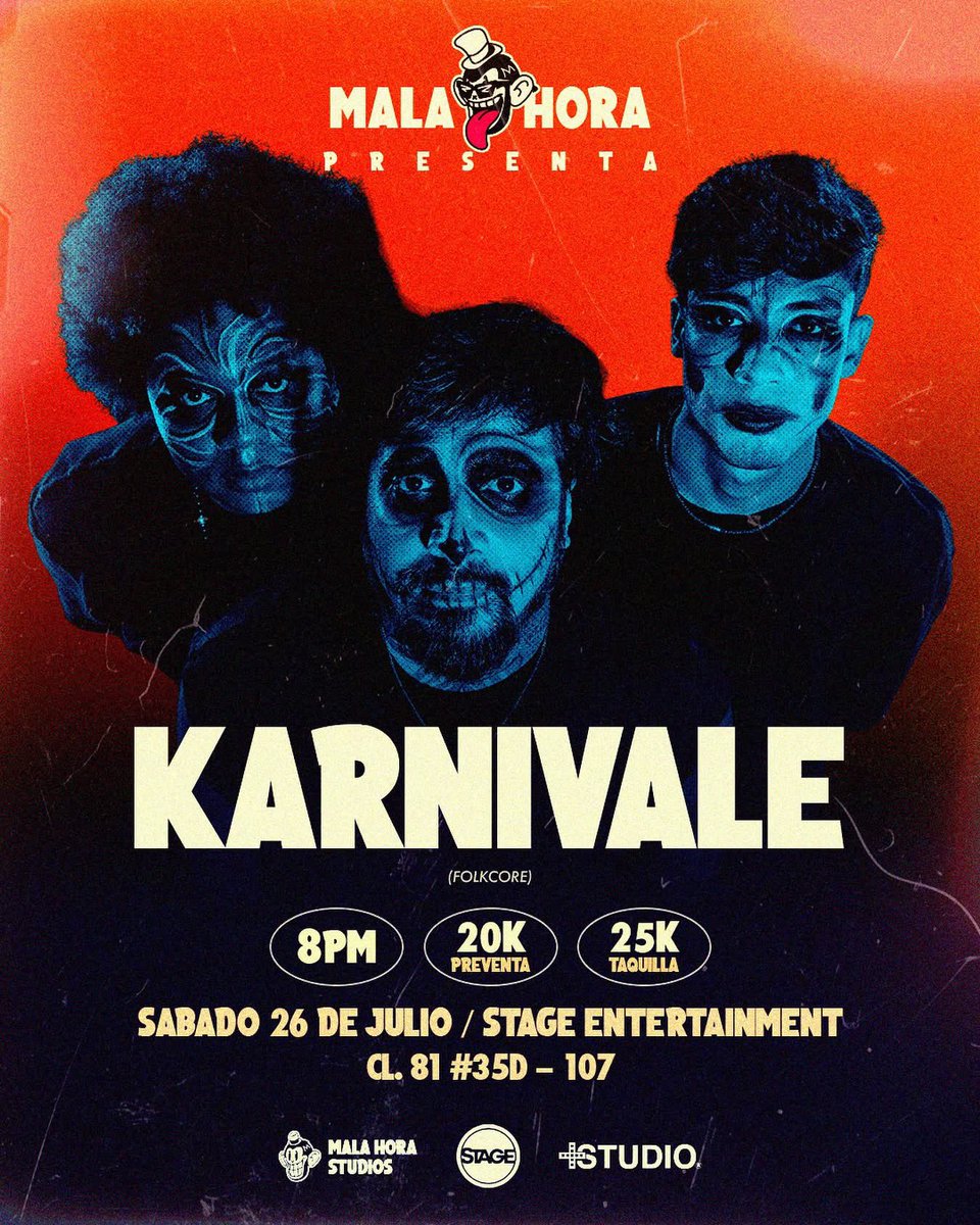 ¡Este Sábado 26 de Julio te invito a que conozcas estas bandas locales!  
Puedes adquirir la preventa forms.gle/fWAdxKT411s9Bg…

¡Allá nos vemos!