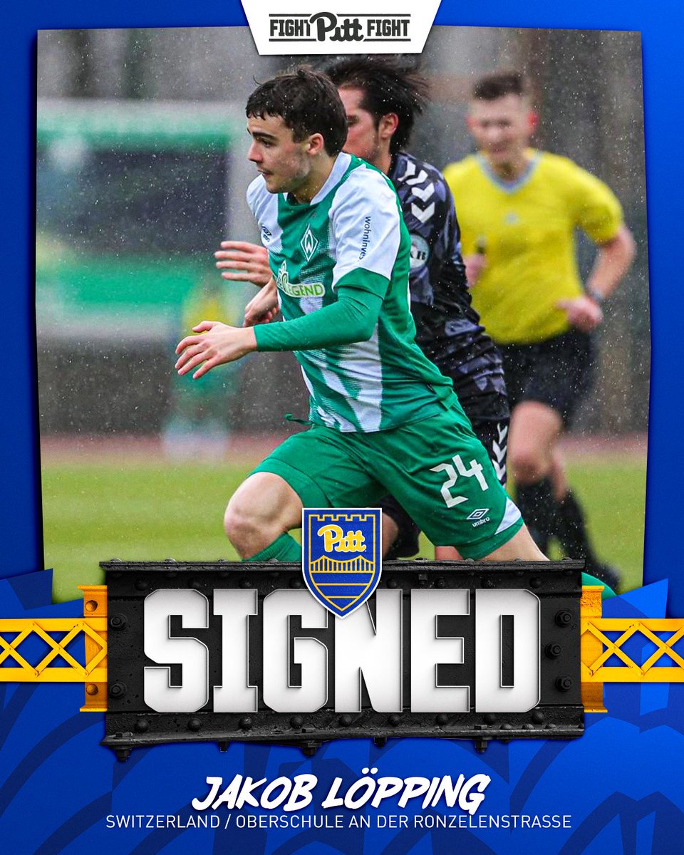 Pitt_MSOC's tweet image. Welcome to the Steel City, Jakob! 🔵🟡