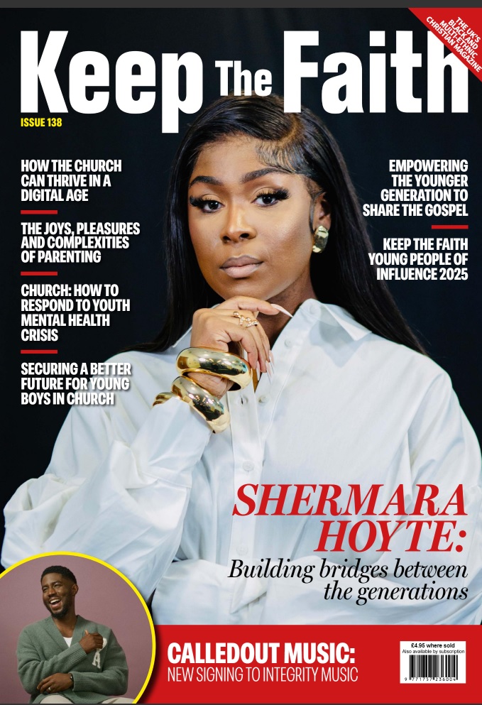 ChurchesEngland's tweet image. Congratulations to our colleague @ShermaraFletche who is on the cover of @KeepTheFaithmag this month. Wow! 🙌🏾🙌🙌🏿

Also great to see young leaders from @wearentcg and @churchofengland profiled

Read more bit.ly/KTFAug2025

#SnelsonFund #ChurchesTogether