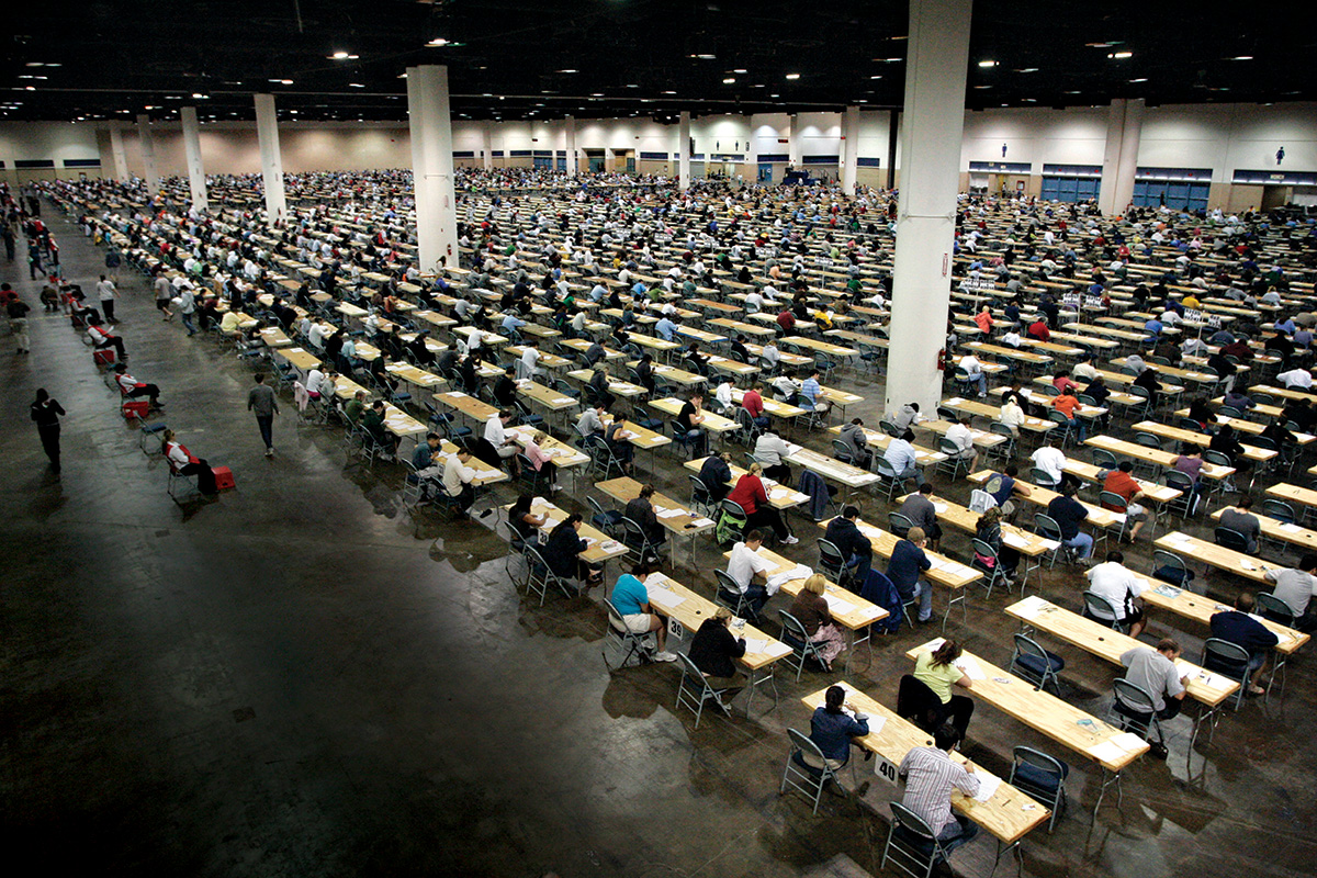 FloridaTrend's tweet image. ⚖️ Roughly 3,000 would-be barristers will descend on the Tampa Convention Center on July 29-30 for the Florida Bar Exam. 📍With a few exceptions, Tampa has hosted the exam, held each February and July, for more than three decades, says Michele Gavagni, executive director of the…