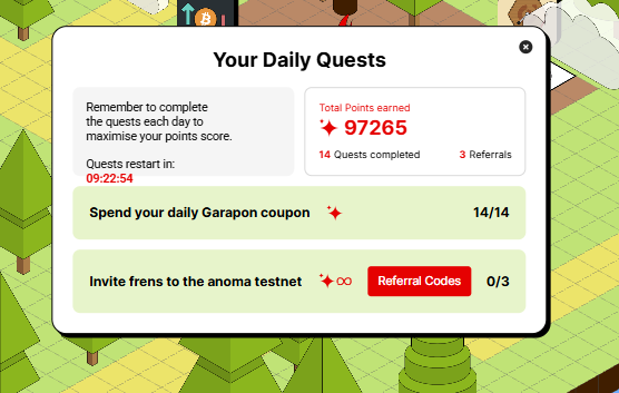 The <a href="/anoma/">Anoma</a> Referral codes are now live.

Want one? Let me know 👇