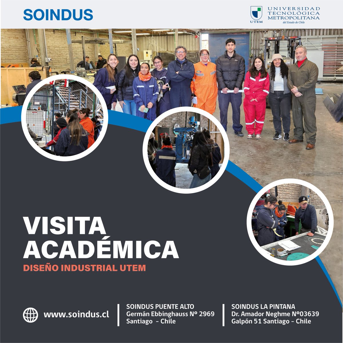 Con el objetivo de fortalecer nuestras relaciones públicas y establecer un vínculo más estrecho con las diversas carreras de diseño industrial y disciplinas relacionadas de las universidades interesadas, hemos decidido ofrecer visitas académicas a nuestras instalaciones.