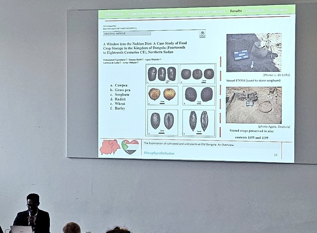 DrJenniferBates's tweet image. Final part of #IWGP2025 for today and we move to Africa, the Levant, Saudi Arabia and South Asia for more urban #archaeobotany. Subsistence strategies, storage, arid adaptation and fabric are some of the many topics covered.
#archaeology #archaeologicalscience #Groningen