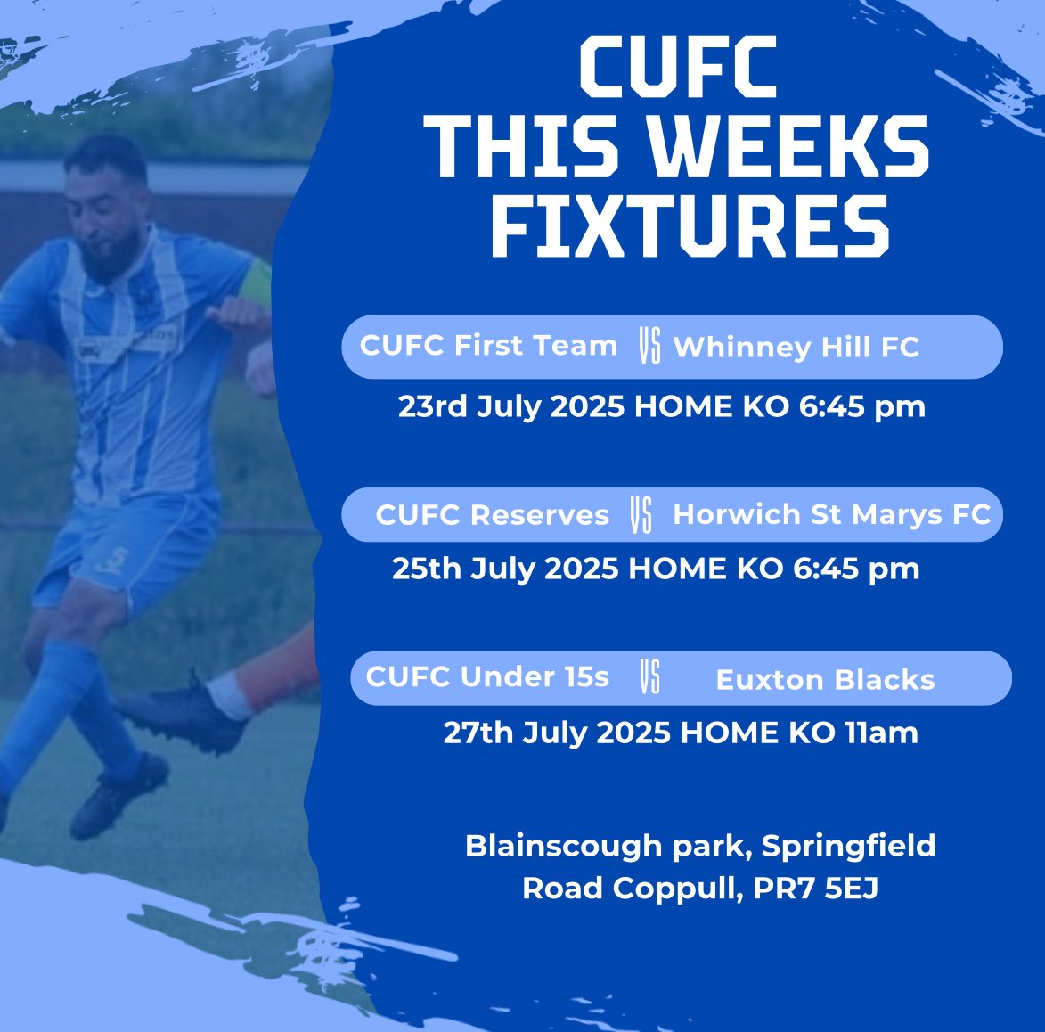 Another great week of football ahead this week ! 

Club will be open for all games ! ⚽️ 

It’s been brilliant seeing you all down ! 
#westlancs #football #grassrootsfootball