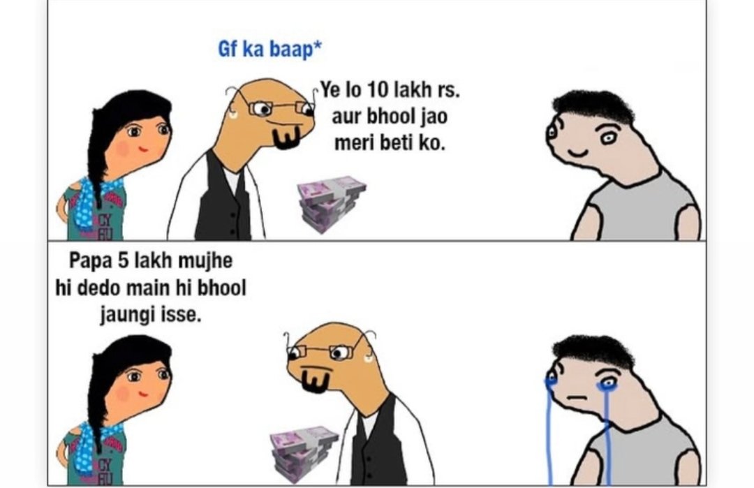 thodahansle's tweet image. Aisi Girlfriend sabko mile 😂