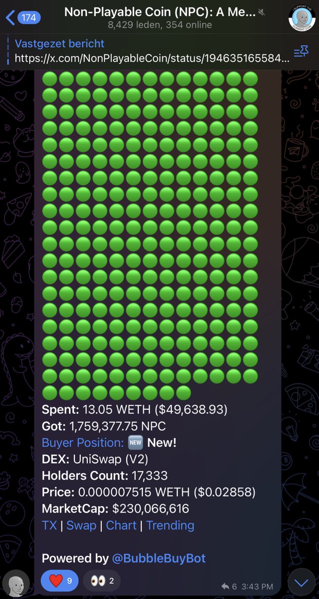 crypto_finity's tweet photo. Those buys are incredible! 

$NPC @NonPlayableCoin https://t.co/CqsQcUCfLo