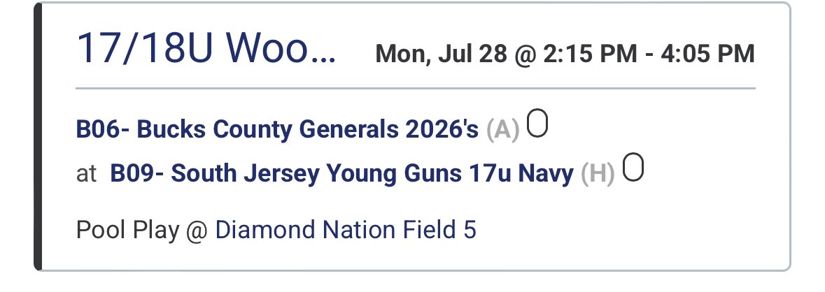 Connor Harrison (@c_harrison2026) on Twitter photo Excited to get back to work on the mound after a good week in Georgia. Below is the game I will be throwing in Diamond Nation next week for the <a href="/SJYoungGuns_/">SJ Young Guns</a>. <a href="/PB_Uncommitted/">Prep Baseball Uncommitted</a> <a href="/BUncommitted/">Baseball_Uncommitted</a> <a href="/PG_Uncommitted/">PG_Uncommitted</a> <a href="/NJCollegeBSBNat/">Jersey Baseball Nation</a> <a href="/CoachVin1/">Vincent Londino</a> <a href="/PG_Scouting/">Perfect Game Scout</a> Excited to get back to work on the mound after a good week in Georgia. Below is the game I will be throwing in Diamond Nation next week for the <a href="/SJYoungGuns_/">SJ Young Guns</a>. <a href="/PB_Uncommitted/">Prep Baseball Uncommitted</a> <a href="/BUncommitted/">Baseball_Uncommitted</a> <a href="/PG_Uncommitted/">PG_Uncommitted</a> <a href="/NJCollegeBSBNat/">Jersey Baseball Nation</a> <a href="/CoachVin1/">Vincent Londino</a> <a href="/PG_Scouting/">Perfect Game Scout</a>