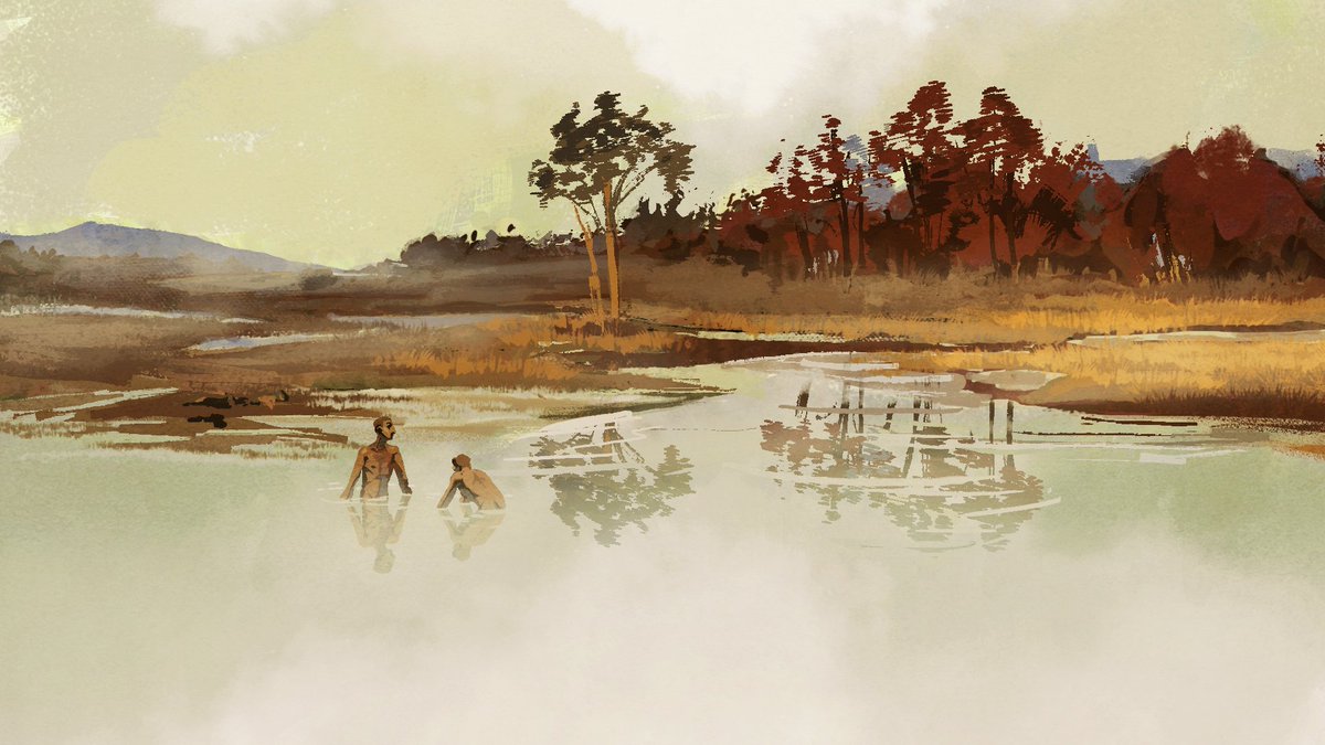 ChachaTortuga's tweet image. plouf in the pantano