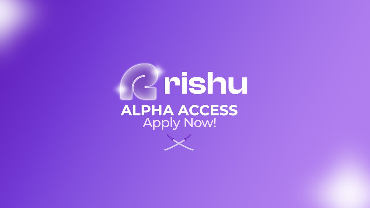 RishuApp's tweet image. We’re ready to break things with you ⚔️
Rishu Alpha signups are now open!
Secure your spot before it’s gone: limited testers, early access, OG perks 👀
tally.so/r/npYBMy