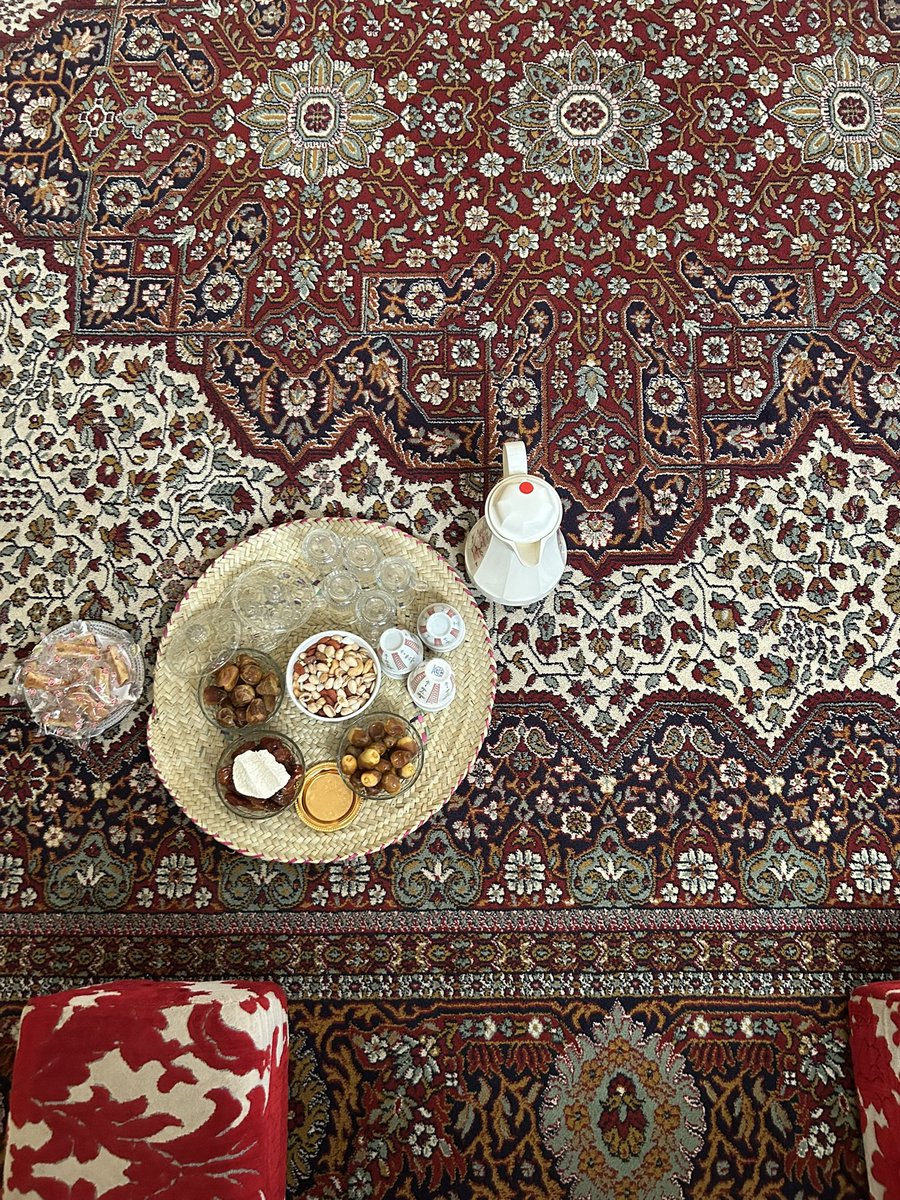 قهوة العصرية مع الوالد والوالدة