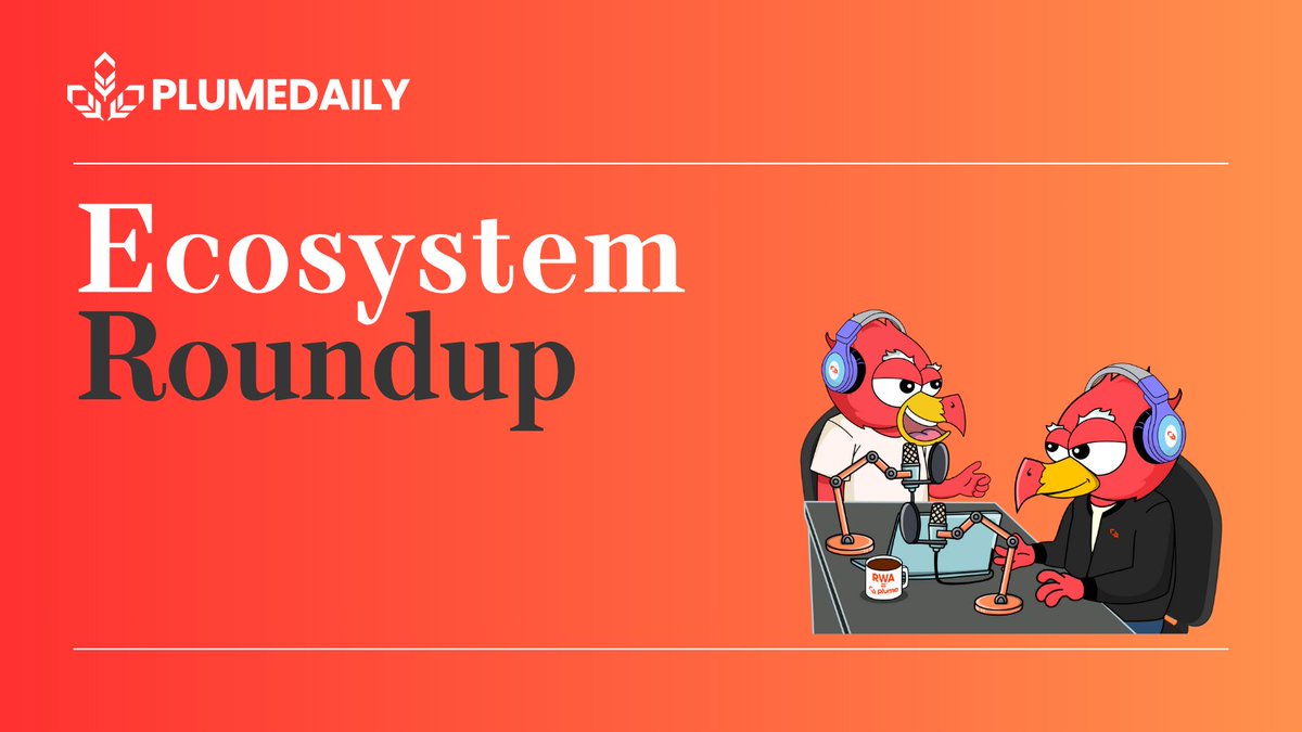 Plume Daily🪶 (@plumedaily) on Twitter photo 📰Ecosystem Roundup: The Weekly Series.
Covering breaking news, earning opportunities, integrations, and alphas in the <a href="/plumenetwork/">Plume - RWAfi Chain</a> ecosystem.
Catch up here: plumedaily.medium.com/ecosystem-roun…
In this edition: ⬇
👉 Plume at SEA
👉 Earning opportunities on <a href="/mystic_finance/">Mystic Finance</a> 📰Ecosystem Roundup: The Weekly Series.
Covering breaking news, earning opportunities, integrations, and alphas in the <a href="/plumenetwork/">Plume - RWAfi Chain</a> ecosystem.
Catch up here: plumedaily.medium.com/ecosystem-roun…
In this edition: ⬇
👉 Plume at SEA
👉 Earning opportunities on <a href="/mystic_finance/">Mystic Finance</a>