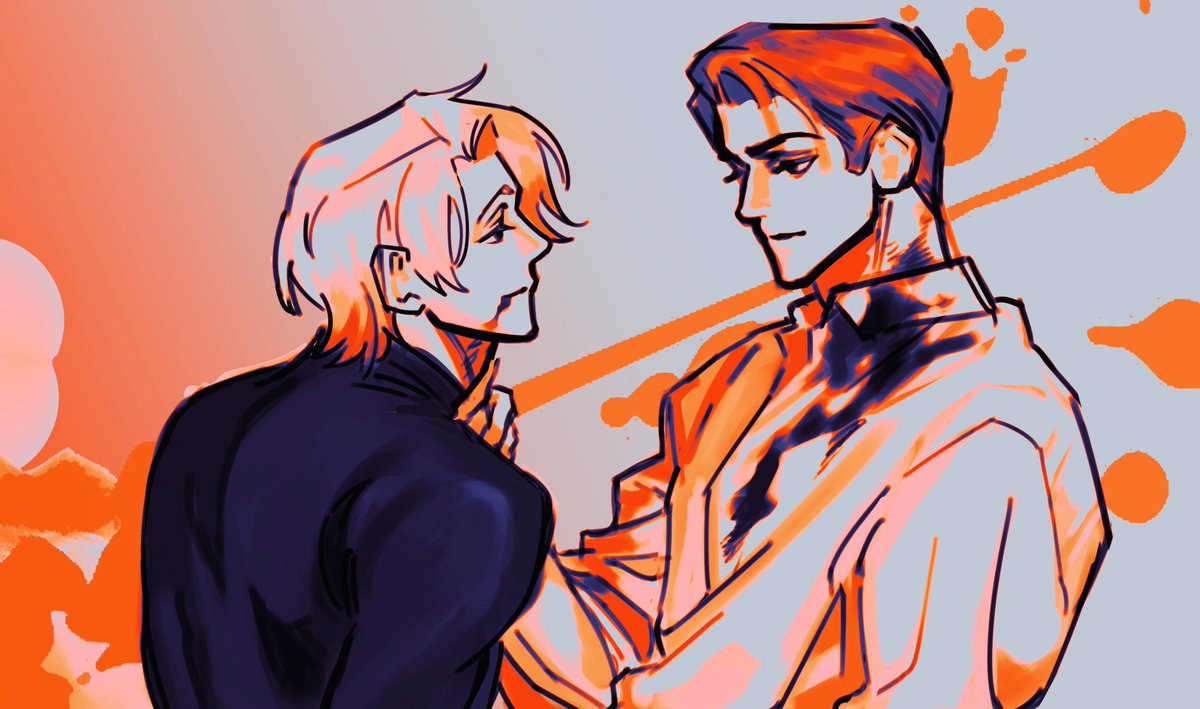 ablockofdespair's tweet image. Vampire au フラキン 🍷👑